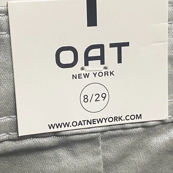 OAT New York Metallic Silver Pants - Picture 5 of 7